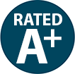 Rated A+ by the Better Business Bureau.
